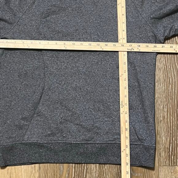 Lululemon Scuba Hoodie Pullover Sweatshirt Womens Size 8 Gray Pockets Logo Cozy - Picture 11 of 11